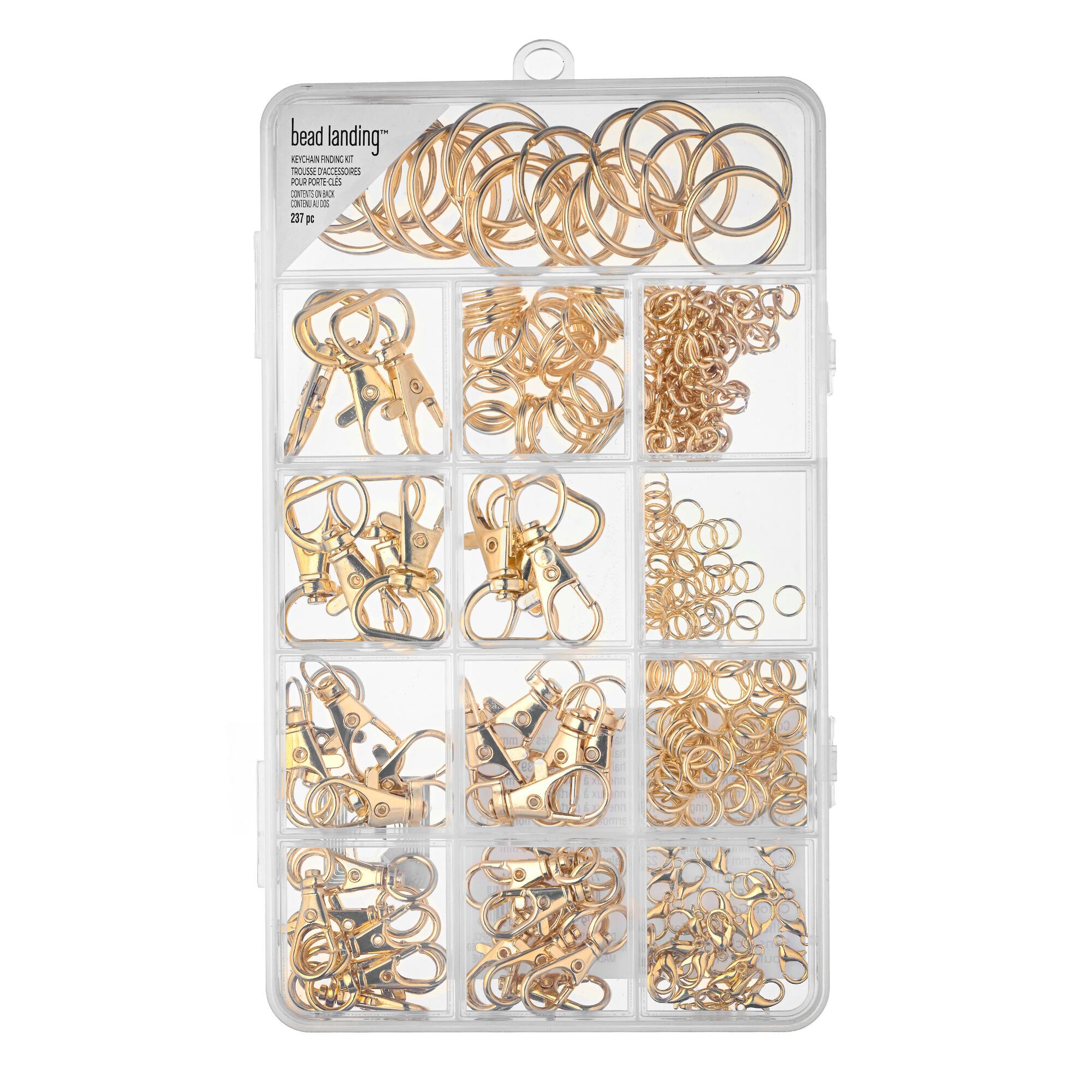 Gold Keychain-Making Findings Kit by Bead Landing™